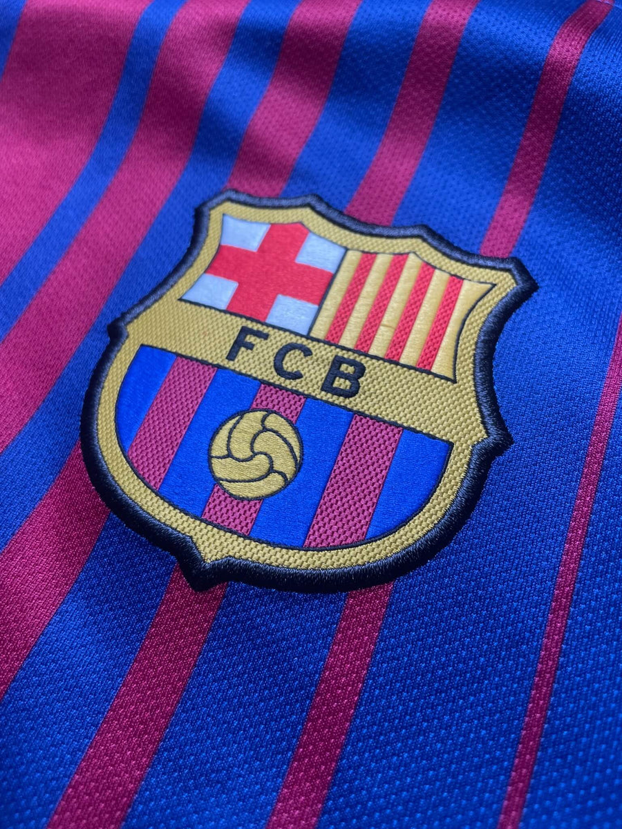2017/18 Barcelona Suarez 9 Home Shirt (M) Nike