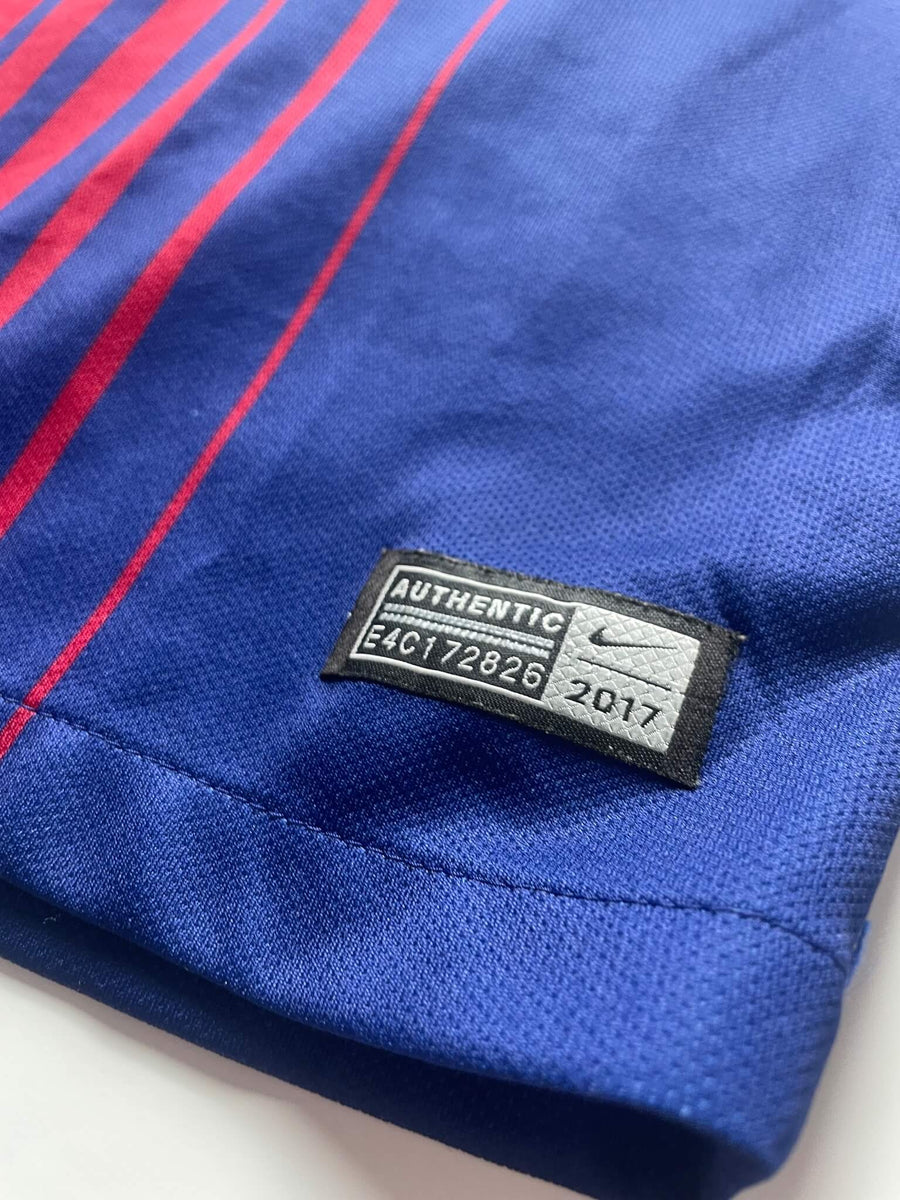 2017/18 Barcelona Suarez 9 Home Shirt (M) Nike