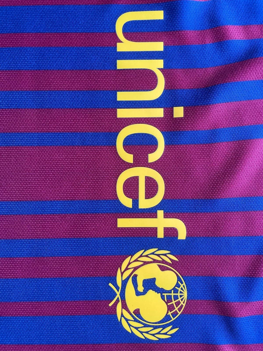 2017/18 Barcelona Suarez 9 Home Shirt (M) Nike