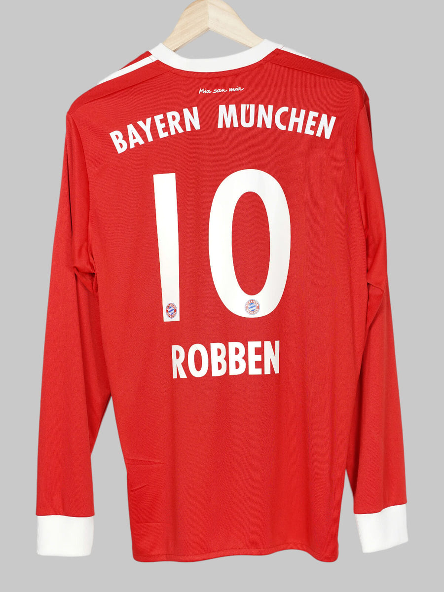 2017/18 Bayern Munich Robben #10 Home Shirt L/S (L)
