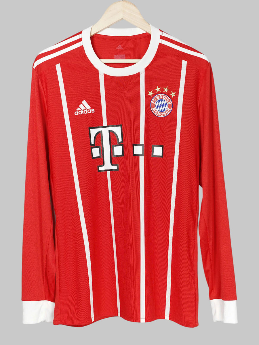 2017/18 Bayern Munich Robben #10 Home Shirt L/S (L)