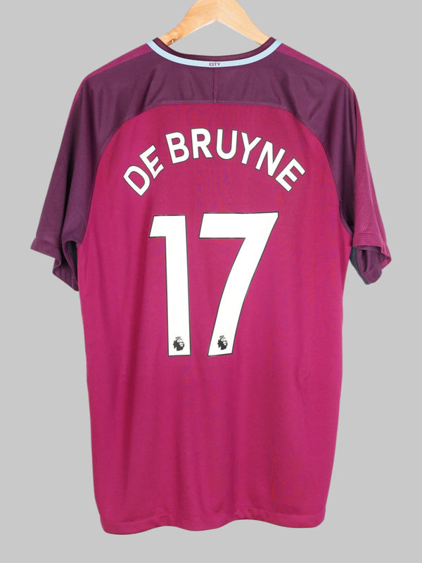 2017/18 Manchester City De Bruyne #17 Camiseta Visitante (XL) Nike