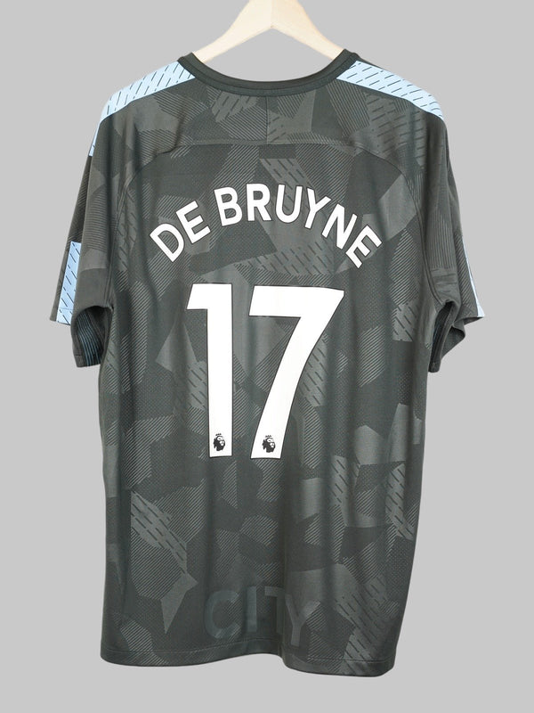 2017/18 Manchester City De Bruyne #17 Terza Maglia (XL) Nike