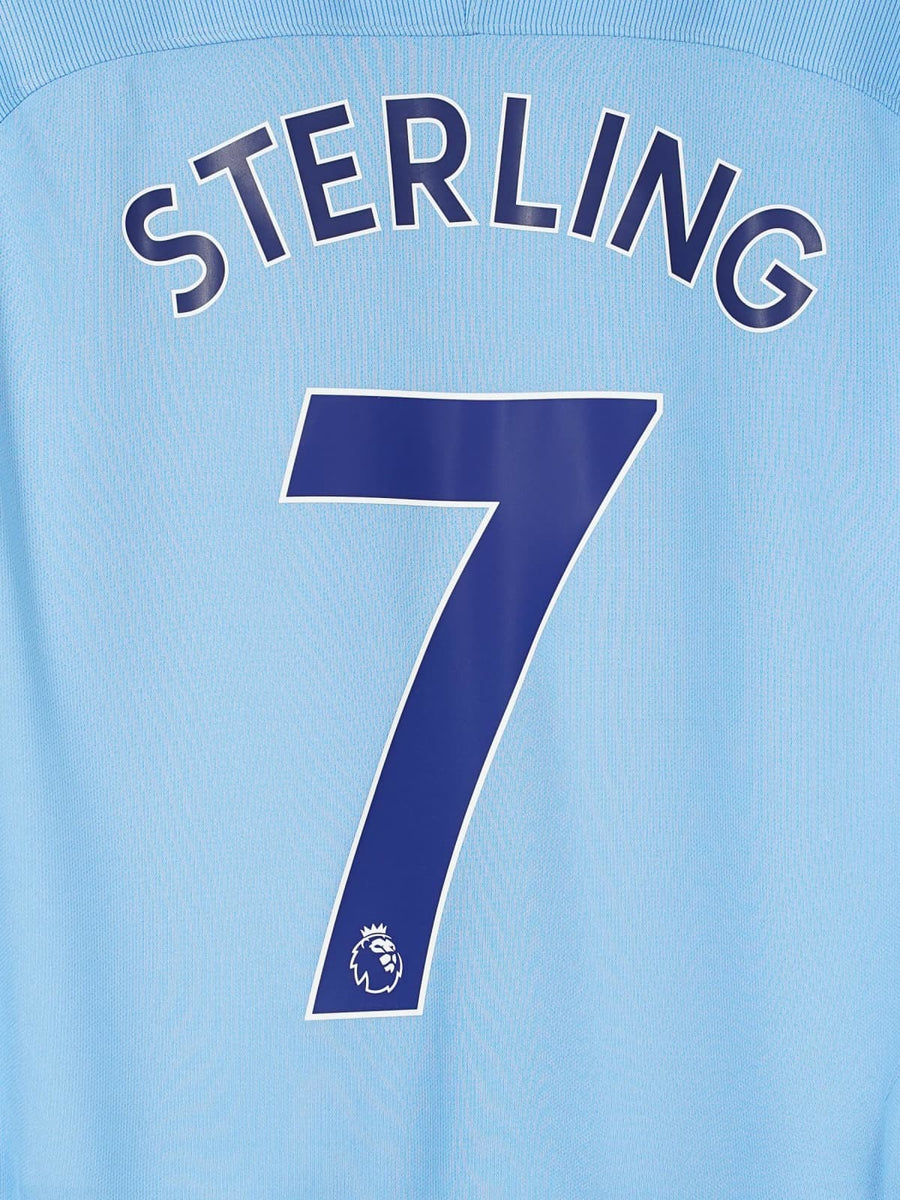 Manchester City Home Shirt 2017/18 Sterling 7 (L)