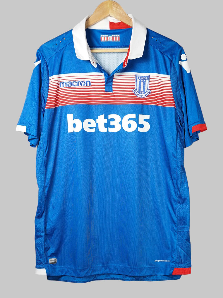 2017/18 Stoke City Away Shirt (XL) Macron