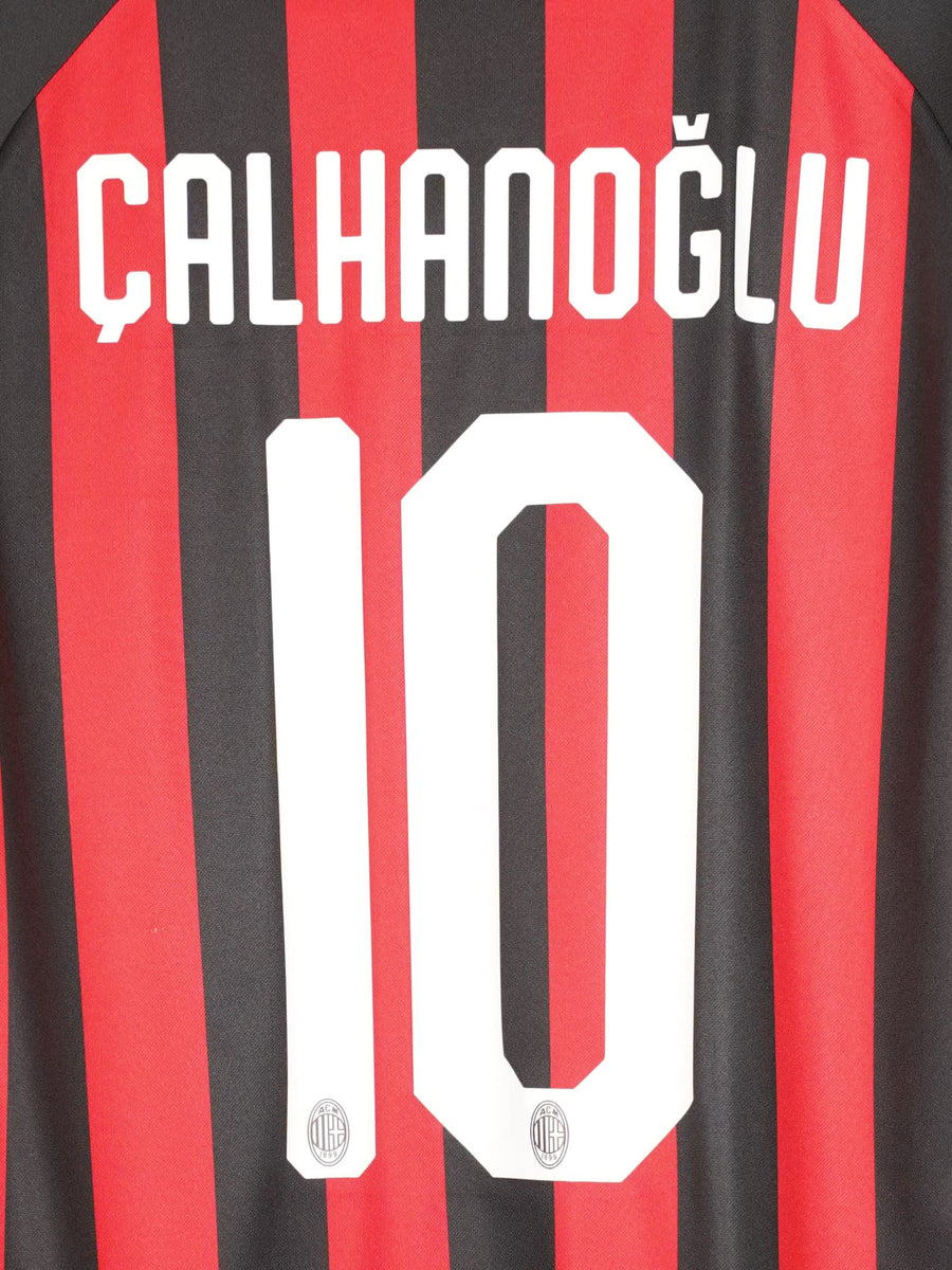 2018/19 AC Milan Calhanoglu #10 Home Shirt (M)