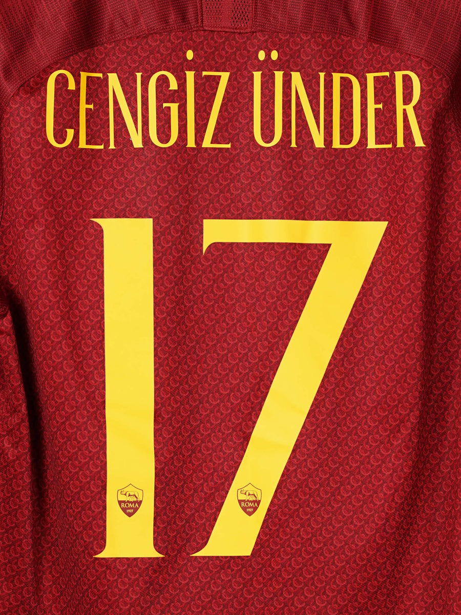 2018/19 AS Roma Cengiz Ünder #17 Home Shirt (M)