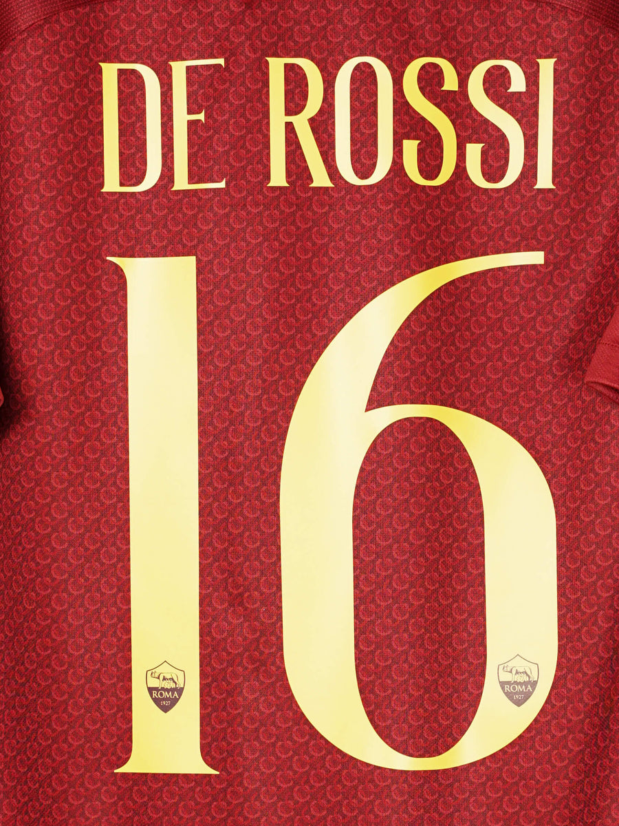 2018/19 AS Roma De Rossi #16 Home Shirt (L)