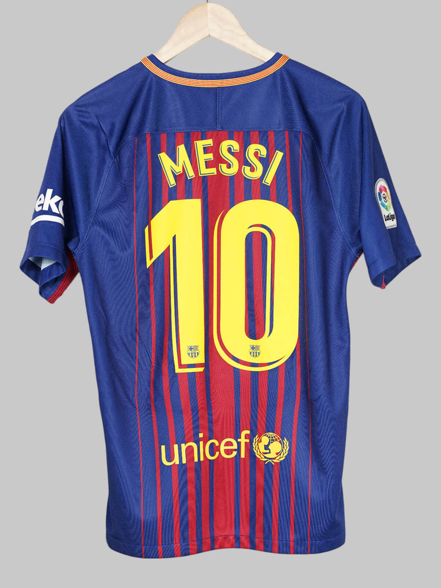 2018/19 Barcelona Messi #10 Home Shirt (S)