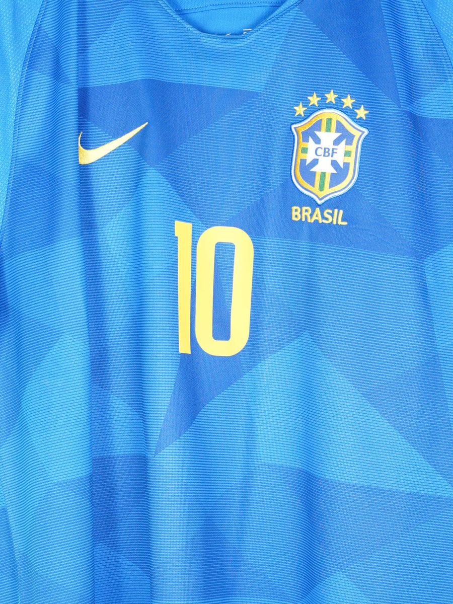 2018/19 Brazil Neymar Jr #10 Away Shirt (XL)