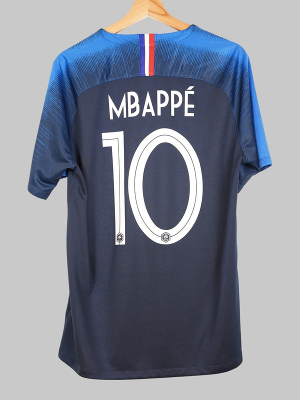 2018/19 France Mbappe #10 Home Shirt (L) Nike
