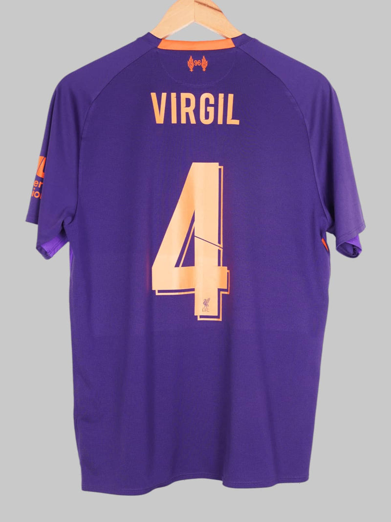 2018/19 Liverpool Virgil #4 Away Shirt (M)