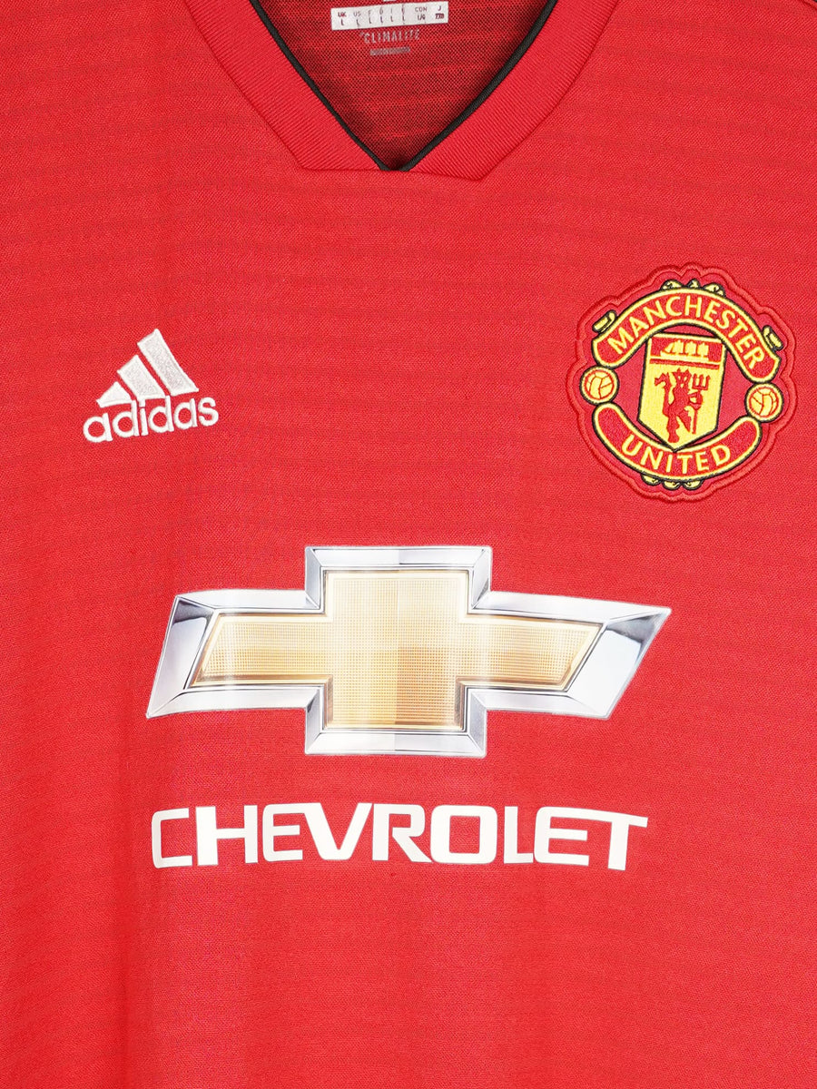 2018/19 Manchester United Valencia #25 Home Shirt (L)