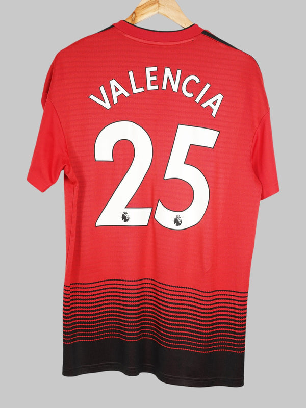 2018/19 Manchester United Valencia #25 Maillot Domicile (L) Adidas