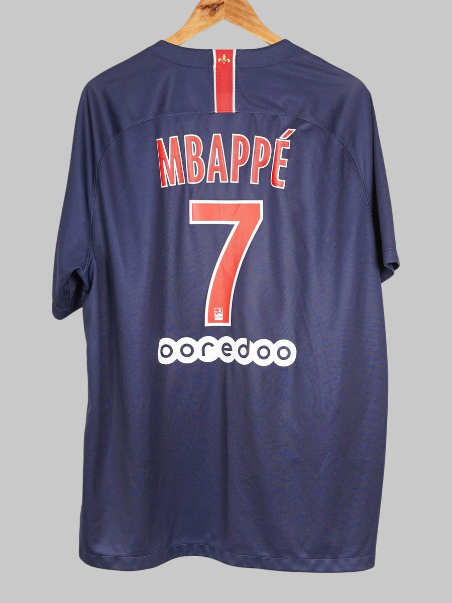 2018/19 Paris Saint-Germain Mbappe #7 Home Shirt (XXL)
