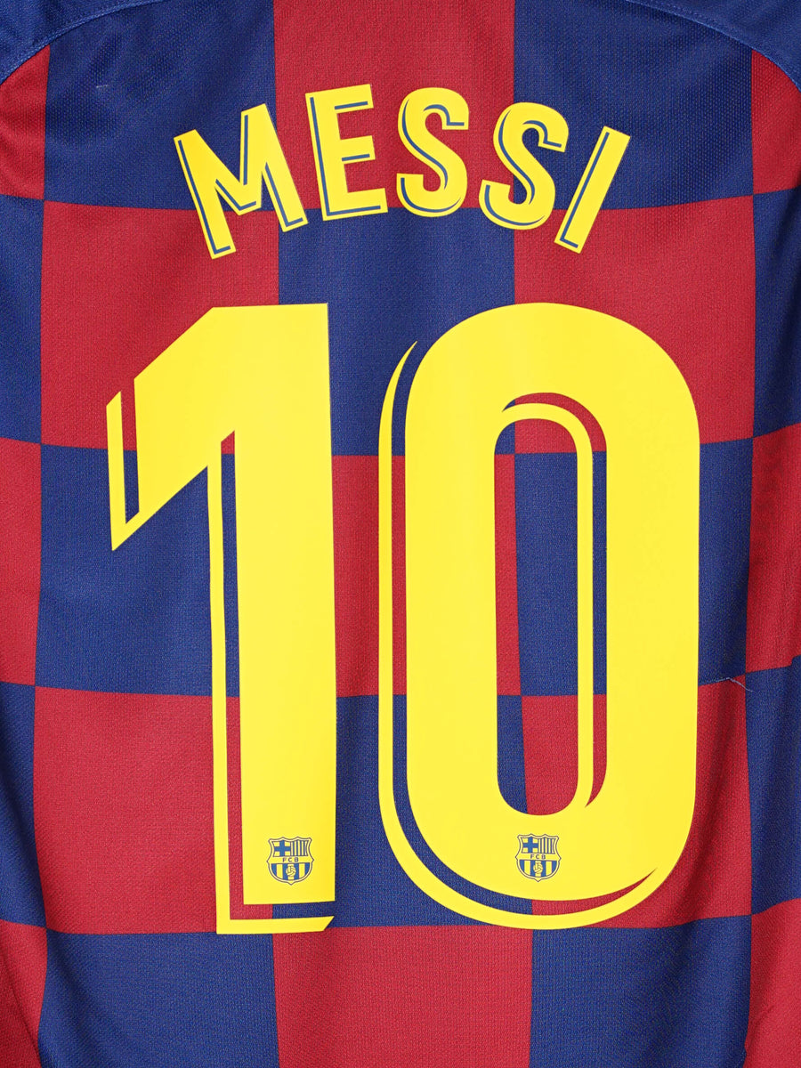 2019/20 Barcelona Messi #10 Home Shirt (M)