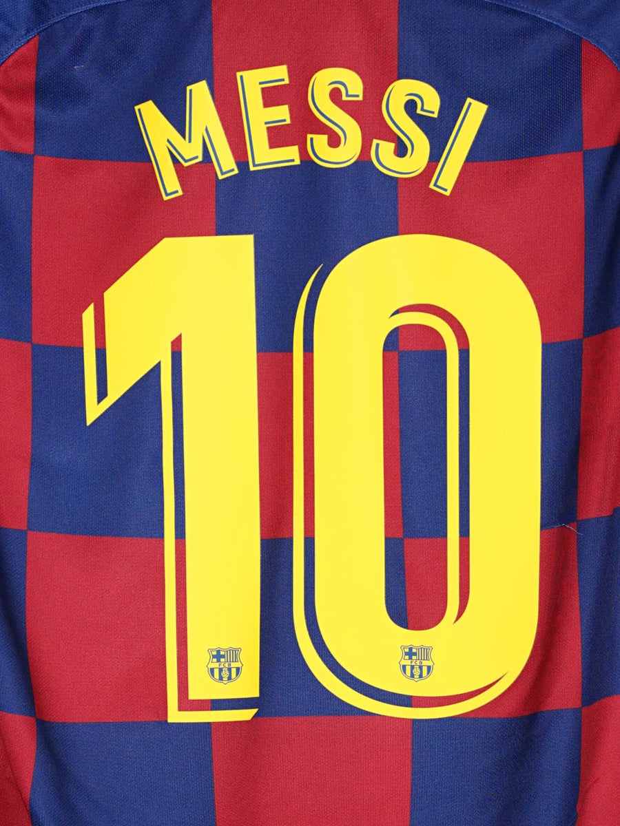 2019/20 Barcelona Messi #10 Home Shirt (M)