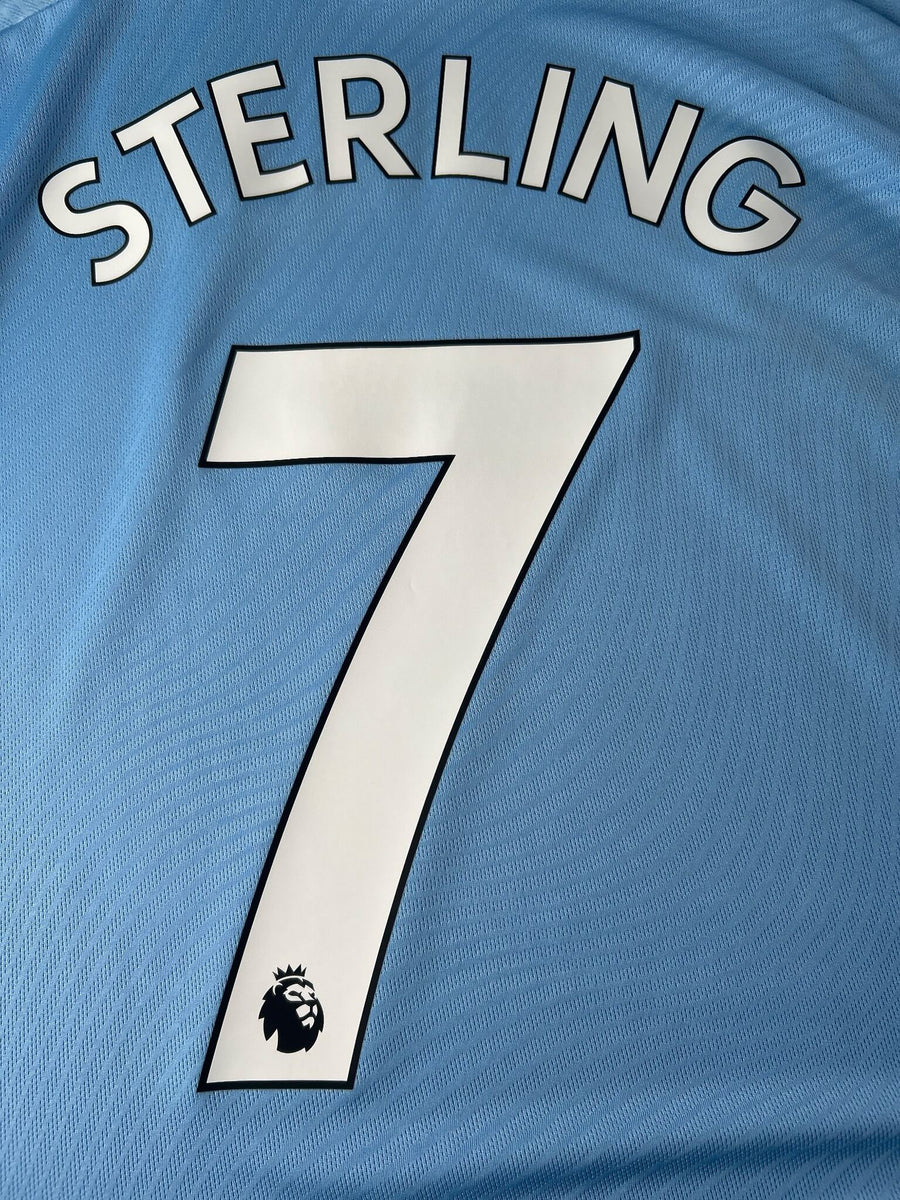 2019/20 Manchester City Sterling #7 Home Shirt (L)