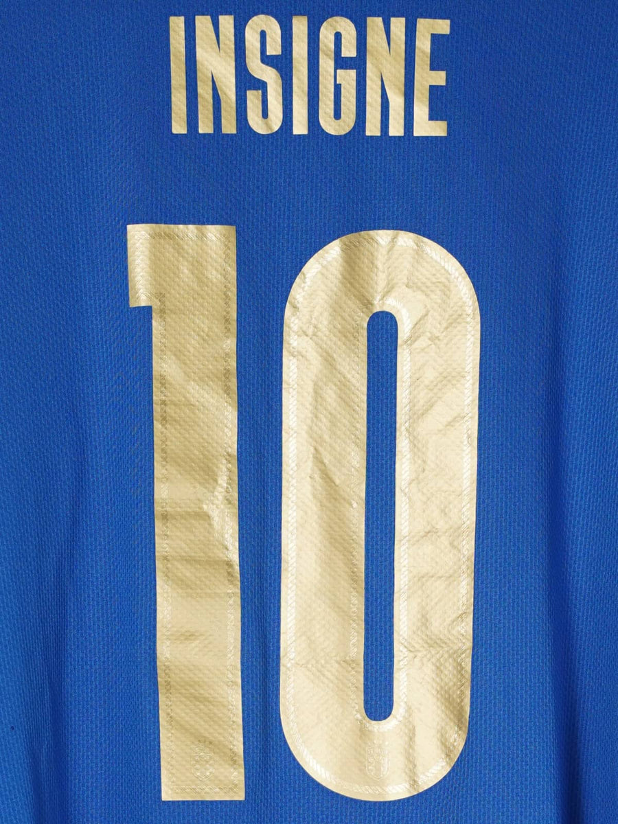 2020/21 Italy Insigne #10 Home Shirt (L)