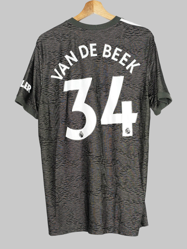 2020/21 Manchester United Van De Beek #34 Away Shirt (L) Adidas