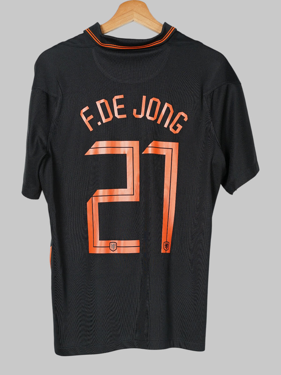 2020/21 Netherlands F. De Jong #21 Away Shirt (M)