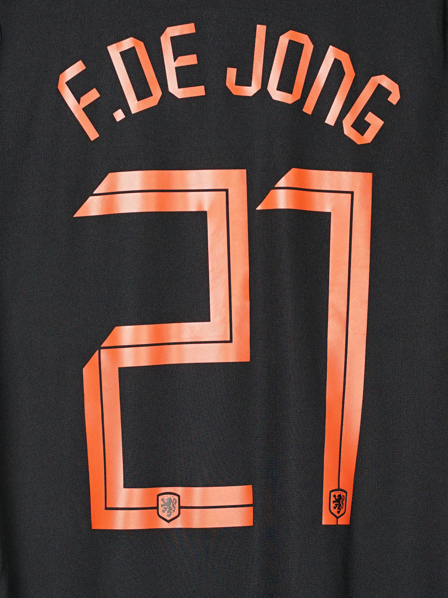 2020/21 Netherlands F. De Jong #21 Away Shirt (M)
