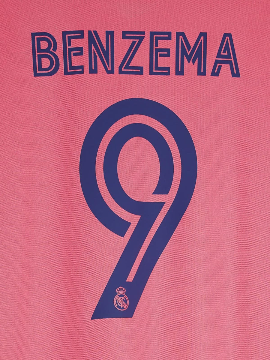 Real Madrid Away Shirt 2020/21 Benzema 9 (L)