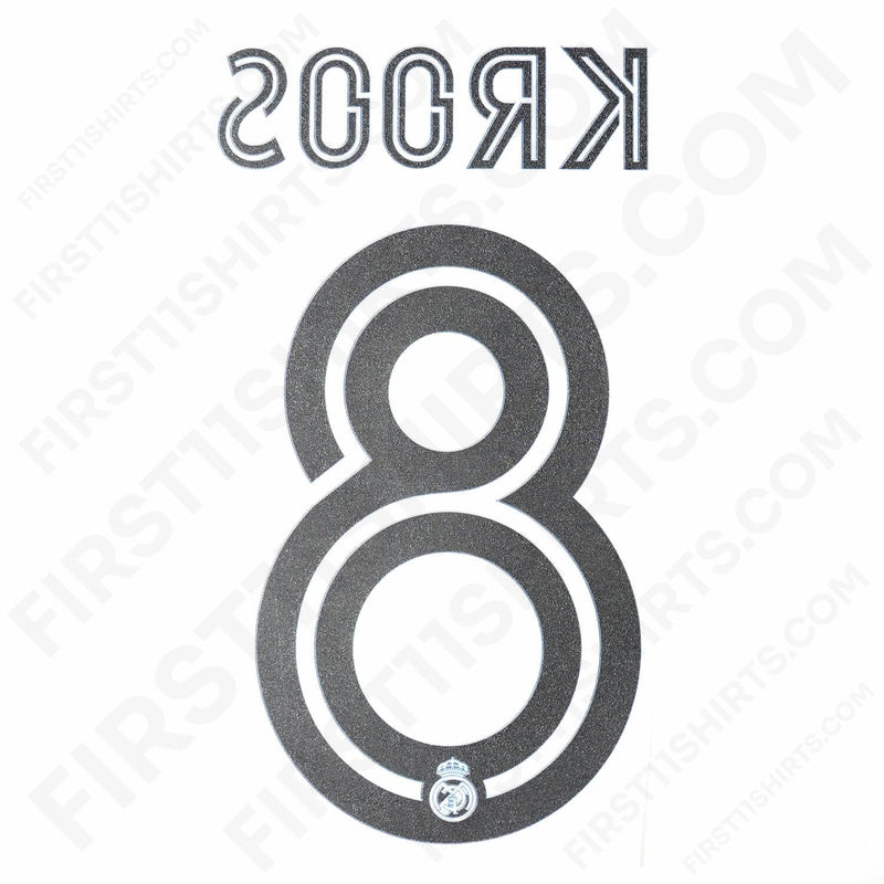 2020/21 Real Madrid Home/Away Name Set Kroos 8 Cup Version (Repro)