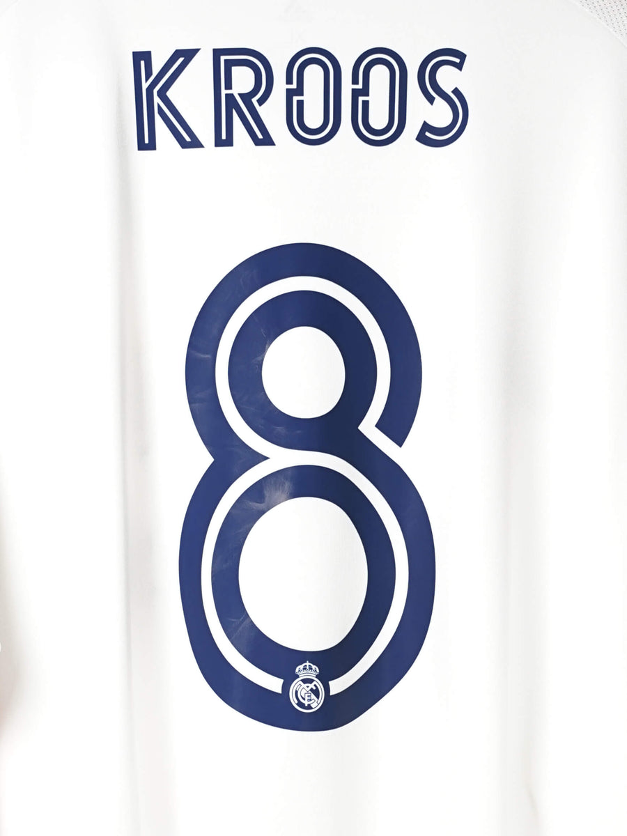 2020/21 Real Madrid Kroos #8 Home Shirt L/S (XL)