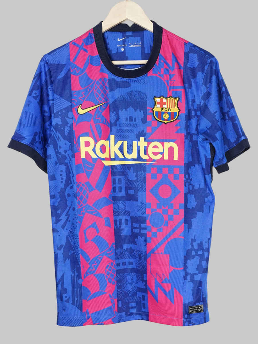 2021/22 Barcelona De Jong #21 Third Shirt (M)