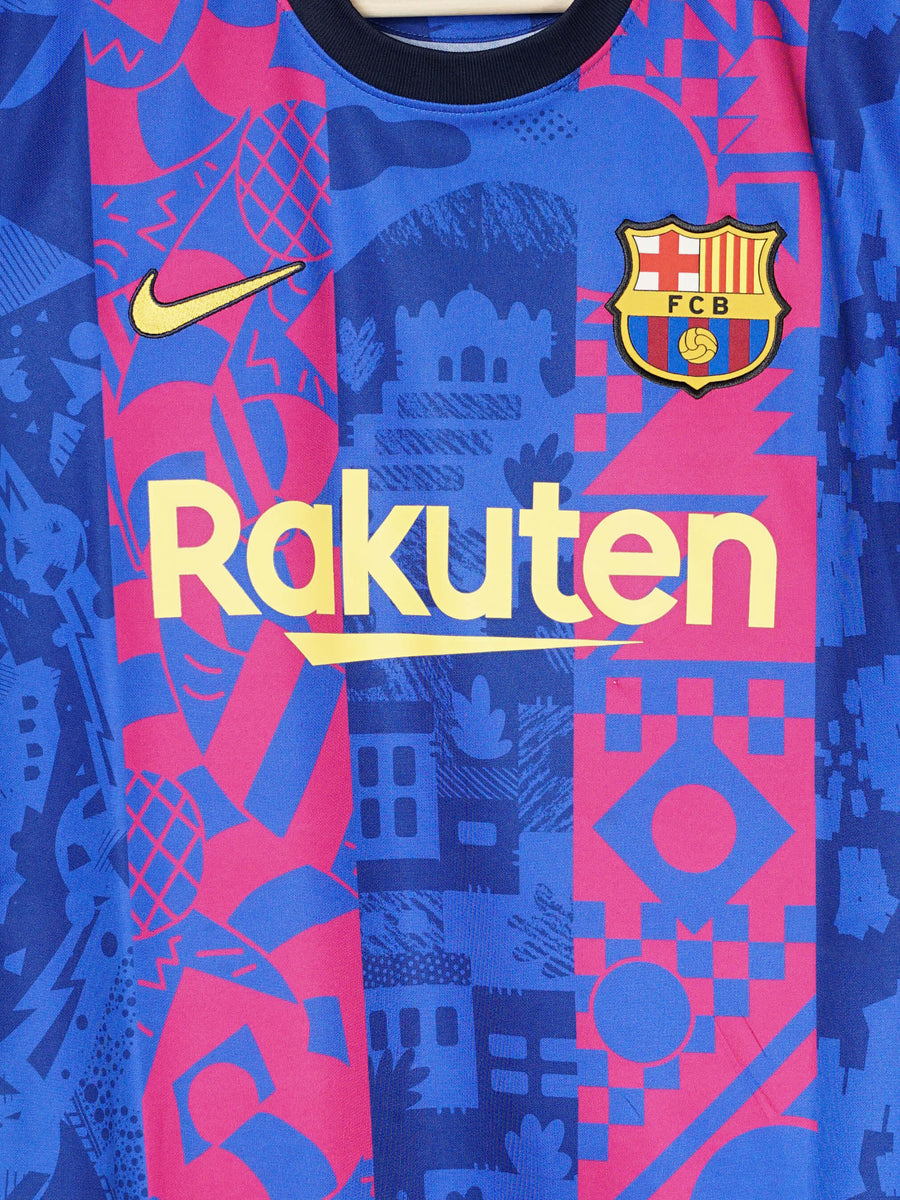 2021/22 Barcelona De Jong #21 Third Shirt (M)
