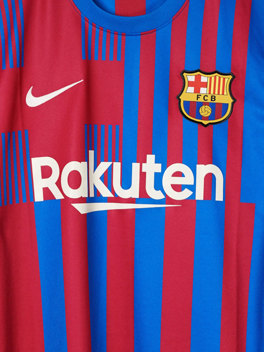 2021/22 Barcelona Memphis #9 Home Shirt (M)