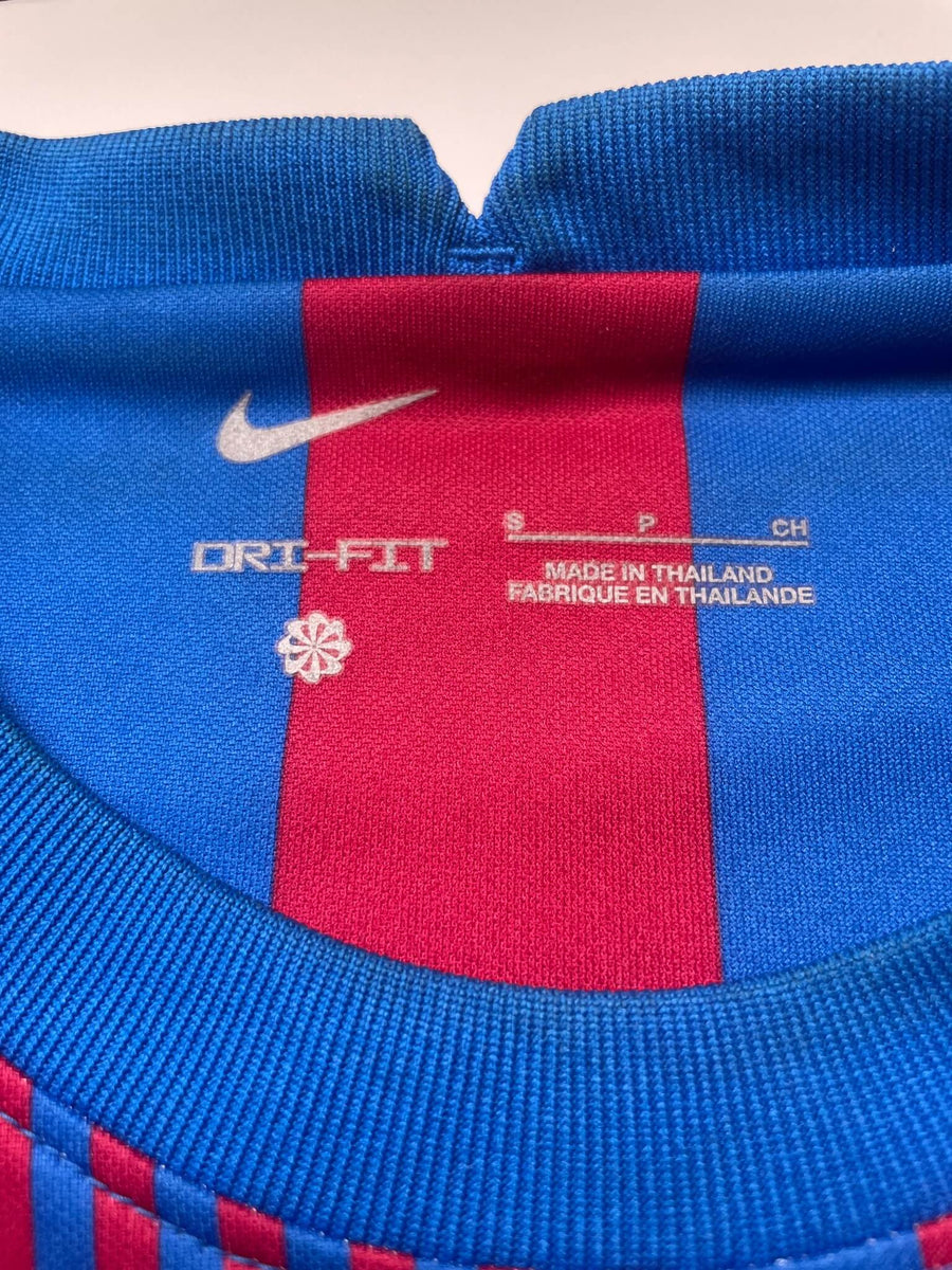 2021/22 Barcelona Memphis 9 Home Shirt (S) Nike