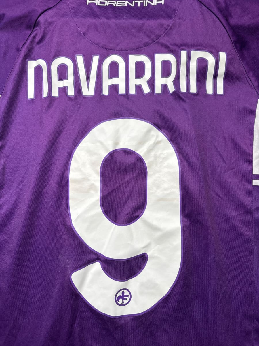 2021/22 Fiorentina Home Shirt Navarrini #9 (Kids XL)