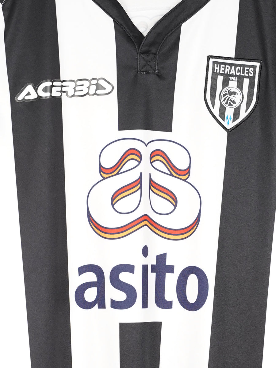 2021/22 Heracles Almelo Home Shirt Match Worn Signed Roosken #12 (M)