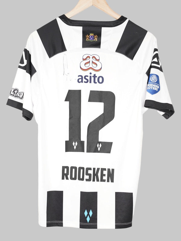 2021/22 Heracles Almelo Home Shirt Match Worn Signed Roosken #12 (M) Acerbis
