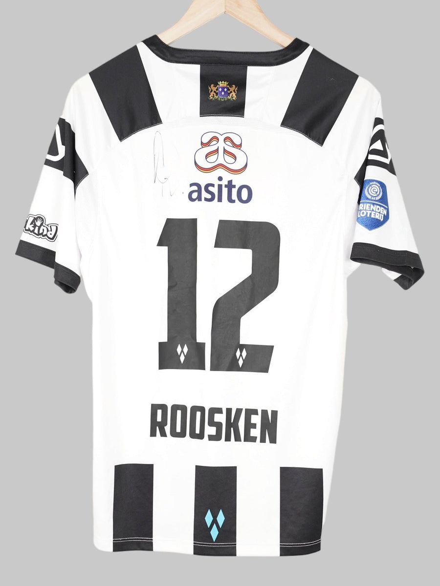 2021/22 Heracles Almelo Home Shirt Match Worn Signed Roosken #12 (M)