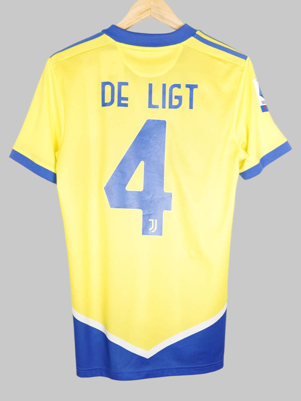 2021/22 Juventus De Ligt #4 Third Shirt (S) Adidas