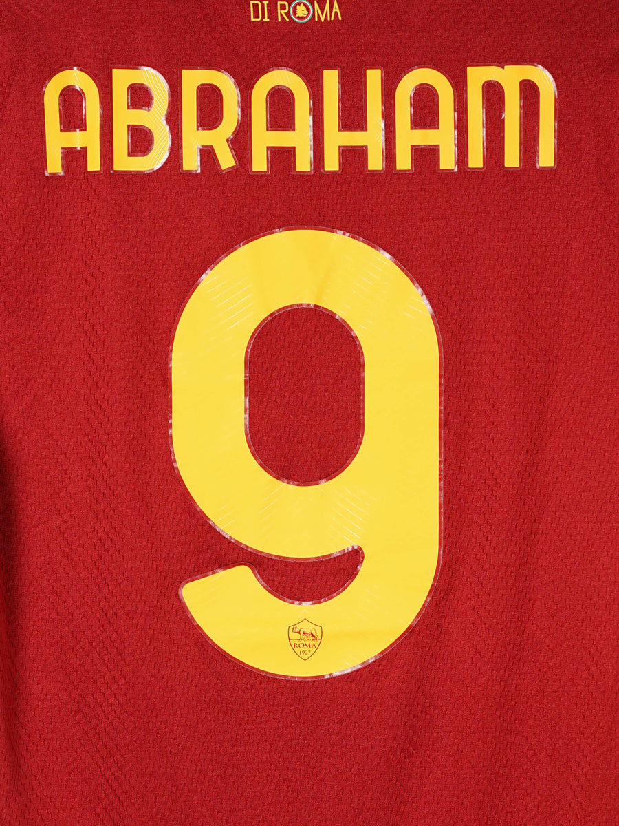 2022/23 AS Roma Abraham #9 Home Shirt (M)