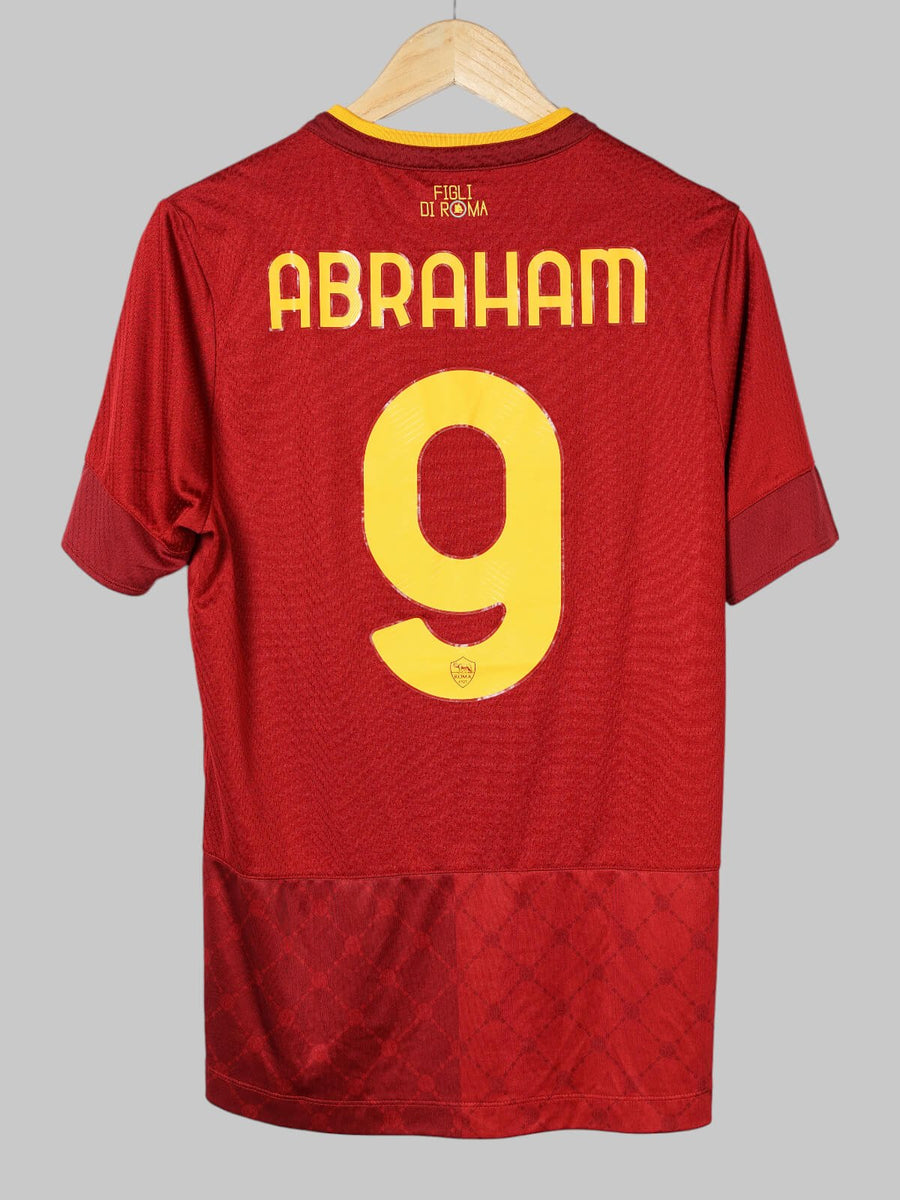 2022/23 AS Roma Abraham #9 Home Shirt (M)