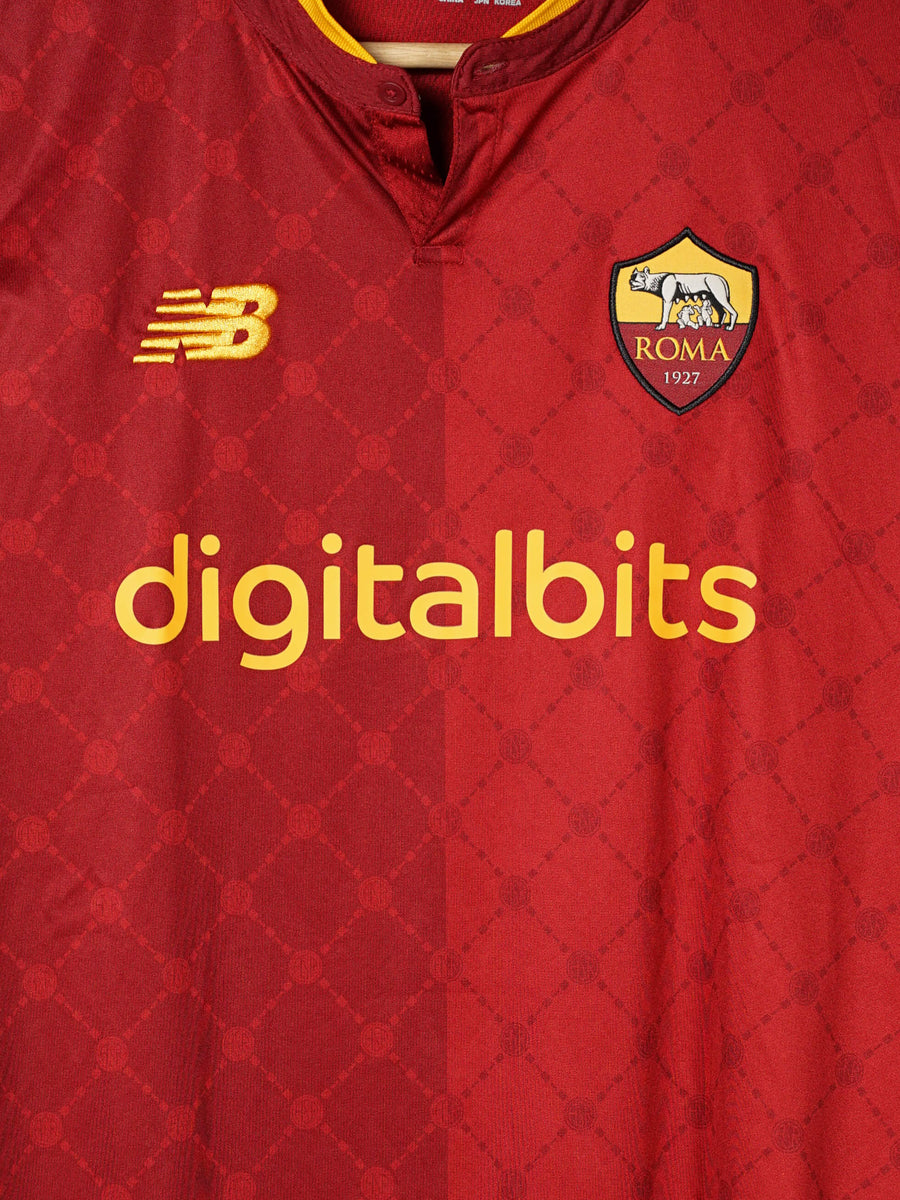 2022/23 AS Roma Abraham #9 Home Shirt (M)