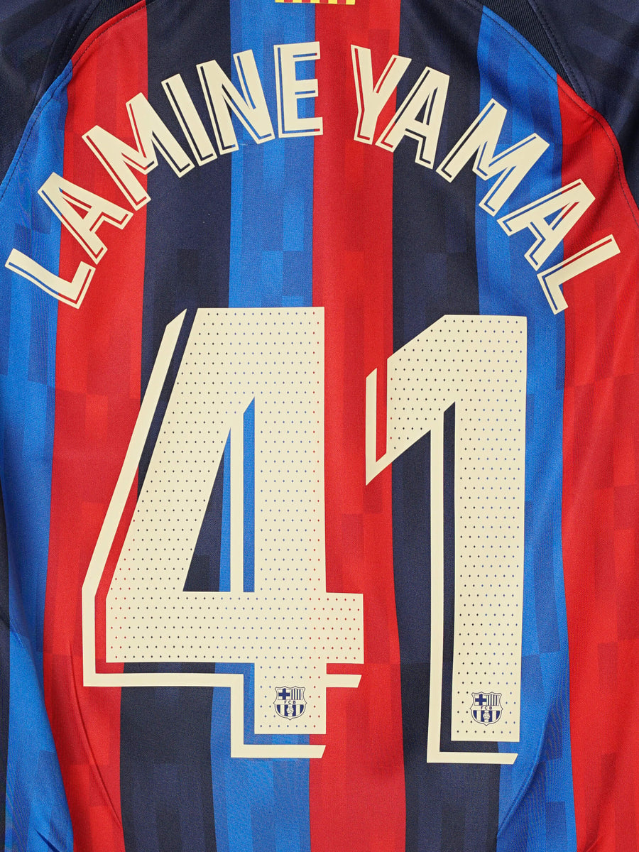 2022/23 Barcelona Lamine Yamal #41 Home Shirt (M)