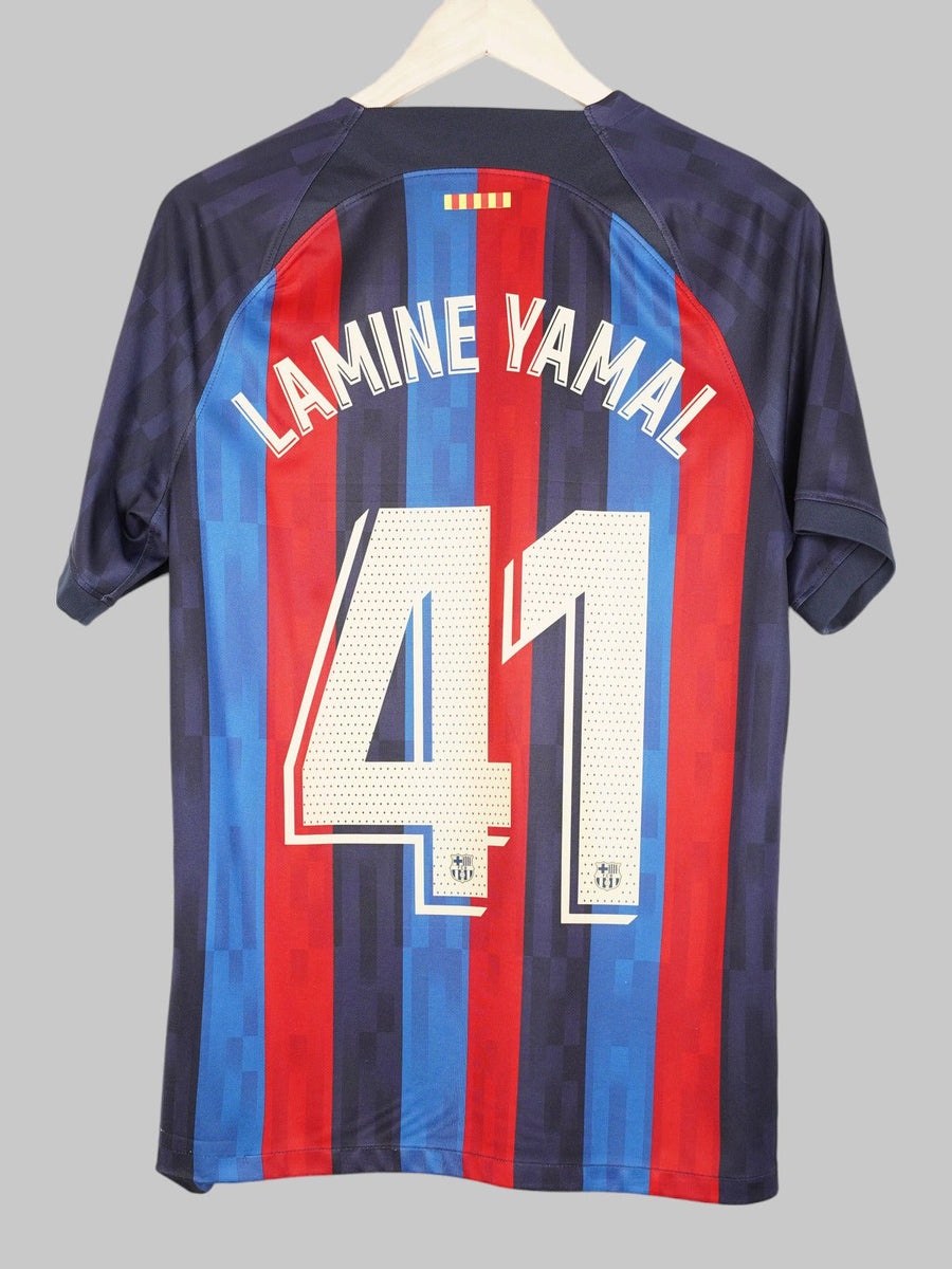 2022/23 Barcelona Lamine Yamal #41 Home Shirt (M)