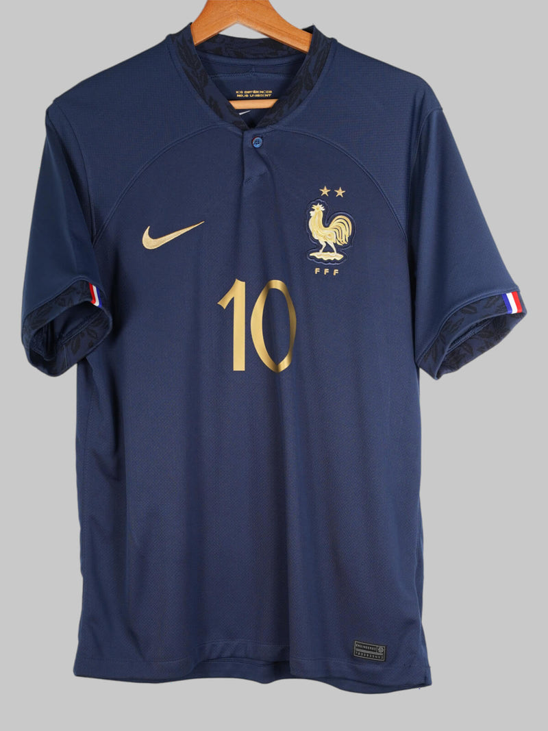 2022/23 France Mbappe #10 Home Shirt (M)