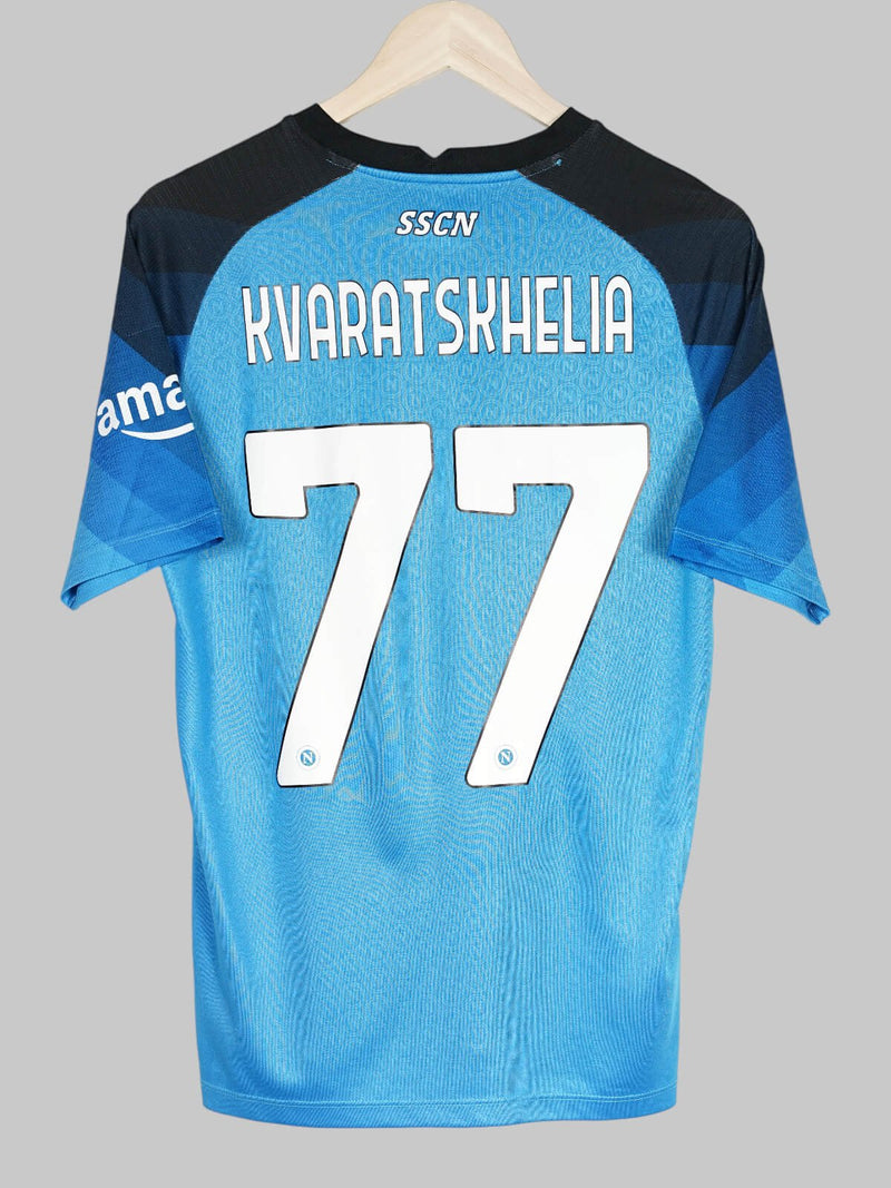 2022/23 Napoli Kvaratskhelia #77 Home Shirt (M)