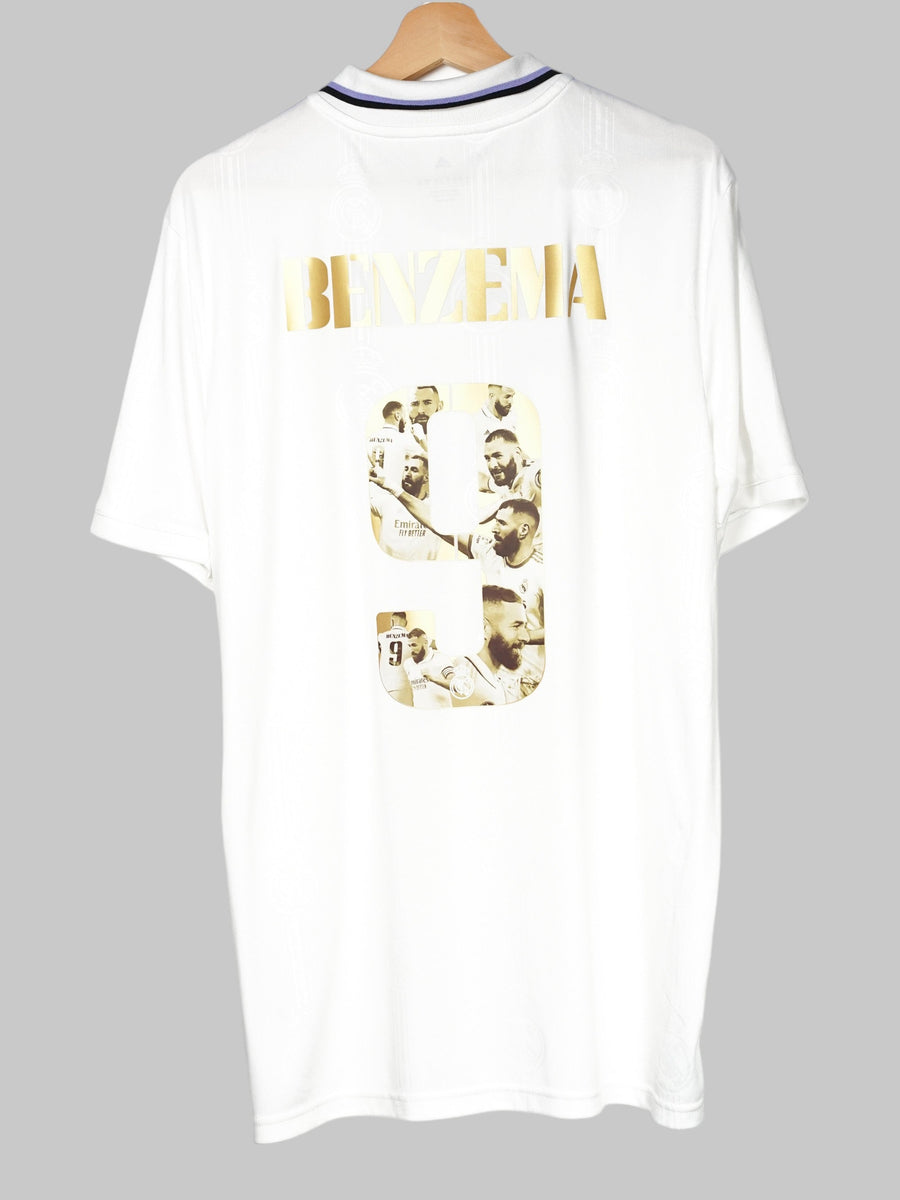 2022/23 Real Madrid Benzema #9 Home Shirt (L)