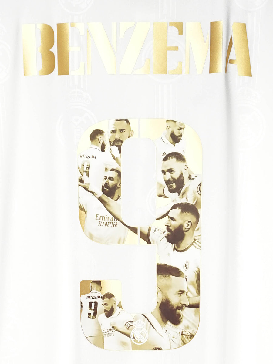 2022/23 Real Madrid Benzema #9 Home Shirt (L)