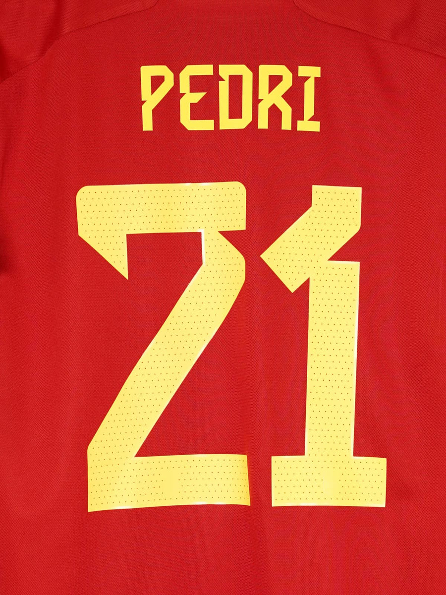 Spain Home Shirt 2022/23 Pedri 21 (L)
