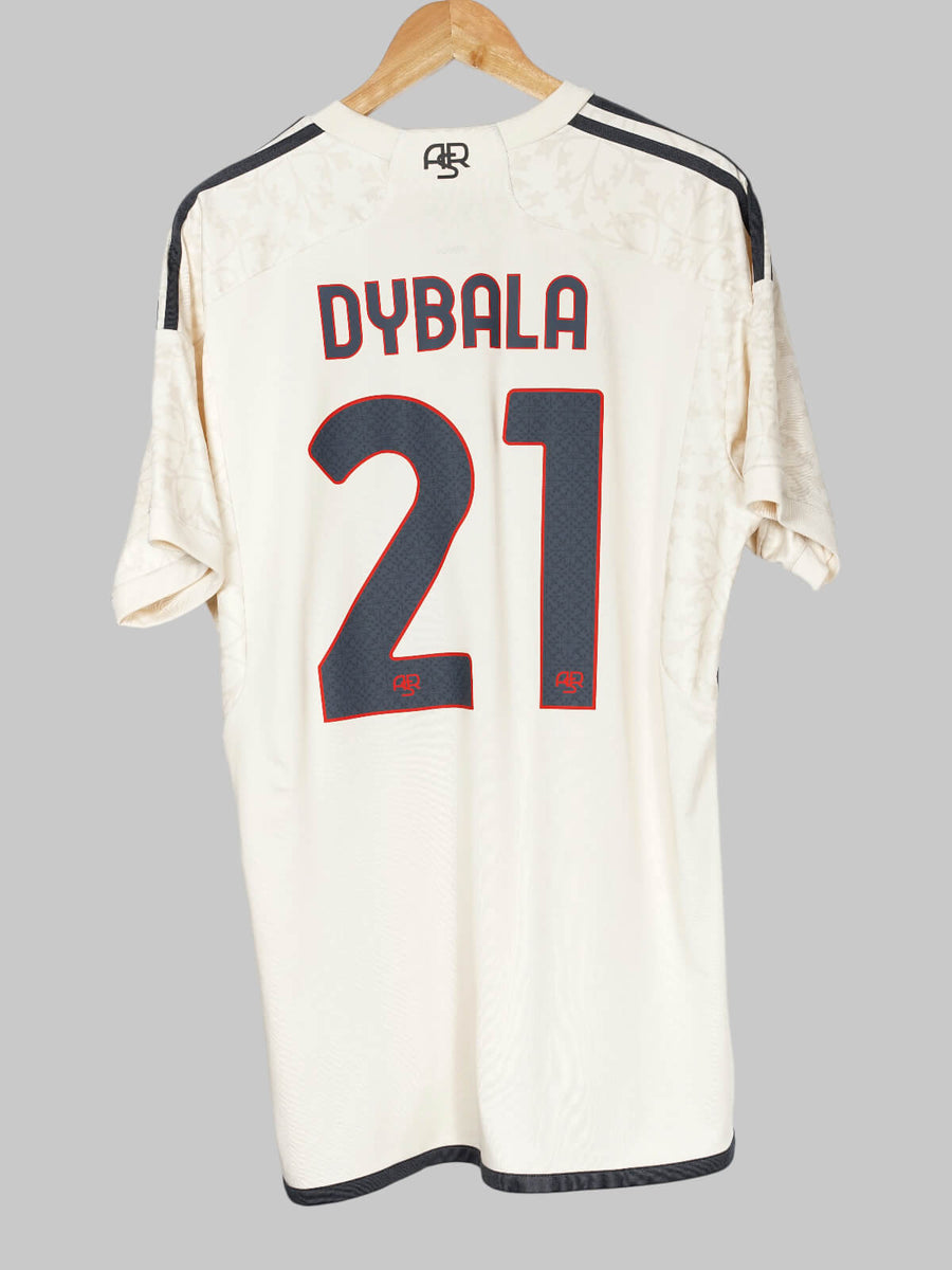 2023/24 AS Roma Dybala #21 Away Shirt (XL)