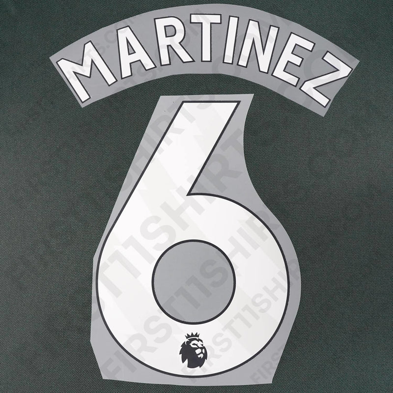 2023/24 Man United Home/Away Name Set Martinez 6 (Repro)